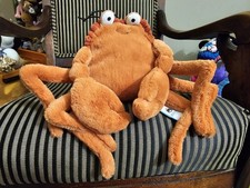 Jellycat London Crispin Crab Stuffed Animal Plush Authentic New Nwt
