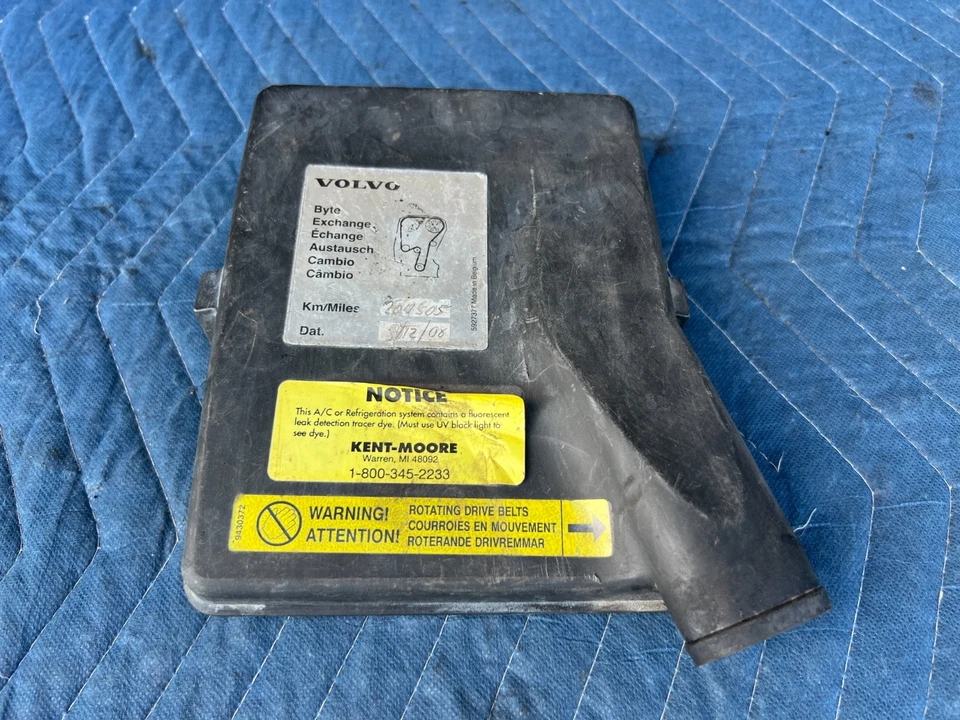 Volvo S70 V70 XC 1998-2000 módulo de transmisión de motor ECU cubierta de caja OEM #3078EM Foto 2 de 4