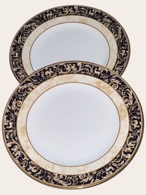 Wedgwood Füllhorn 2x Akzentteller 20cm 8'' kaum benutzt top