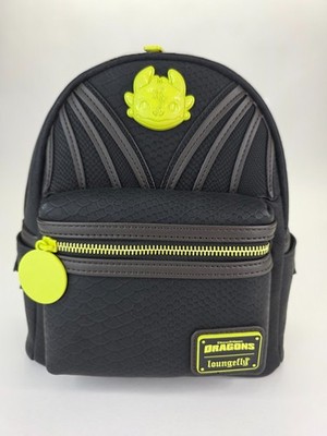 Loungefly DreamWorks How To Train Your Dragon Night Fury Mini Backpack
