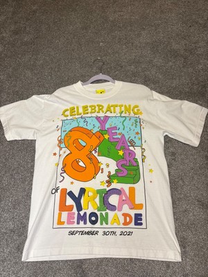 Lyrical Lemonade 8 Years Anniversary Party T Shirt Men Size Medium Cole Bennett
