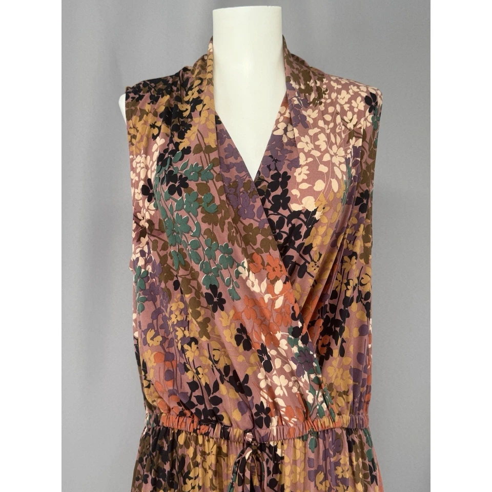 Mono Floral 1XL Pierna Ancha Romántico Boho Cottagecore Bloomcore Carrera Foto 2 de 4