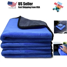 Microfiber Towels for Cars 3 Pieces 500 GSM polishing Cleaning Home, car and ...