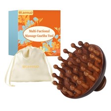 Wooden Scalp Massager for Hair Growth  Full Body Massage Tool  Scalp Brush  Gua ...