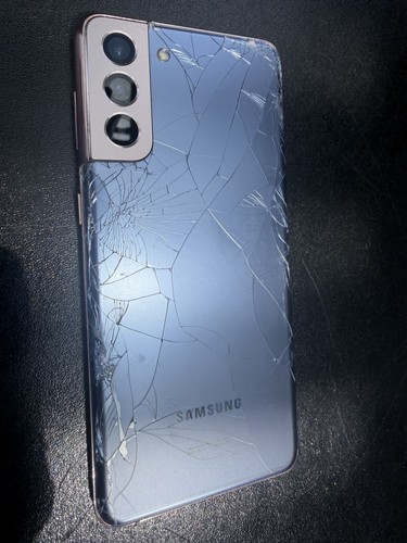 Samsung Galaxy S21+ 5G 128GB Phantom Violet Cracked Front Back Parts Repair