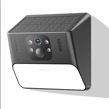 Cinnado 2K Security Camera Outdoor WirelessSolar Wall Light Motion Sensor Lights