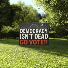 Halloween Vote Yard Sign Outdoor Decor Weatherproof Display