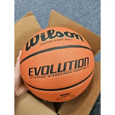 WILSON Men's Evolution Game Basketball Official Size (29.5) & Weight