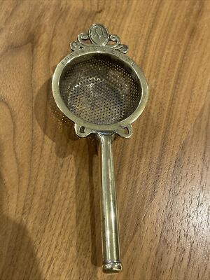 Used Vintage Fortnum & Mason Discontinued Elegant Silver / Gold Tea Strainer