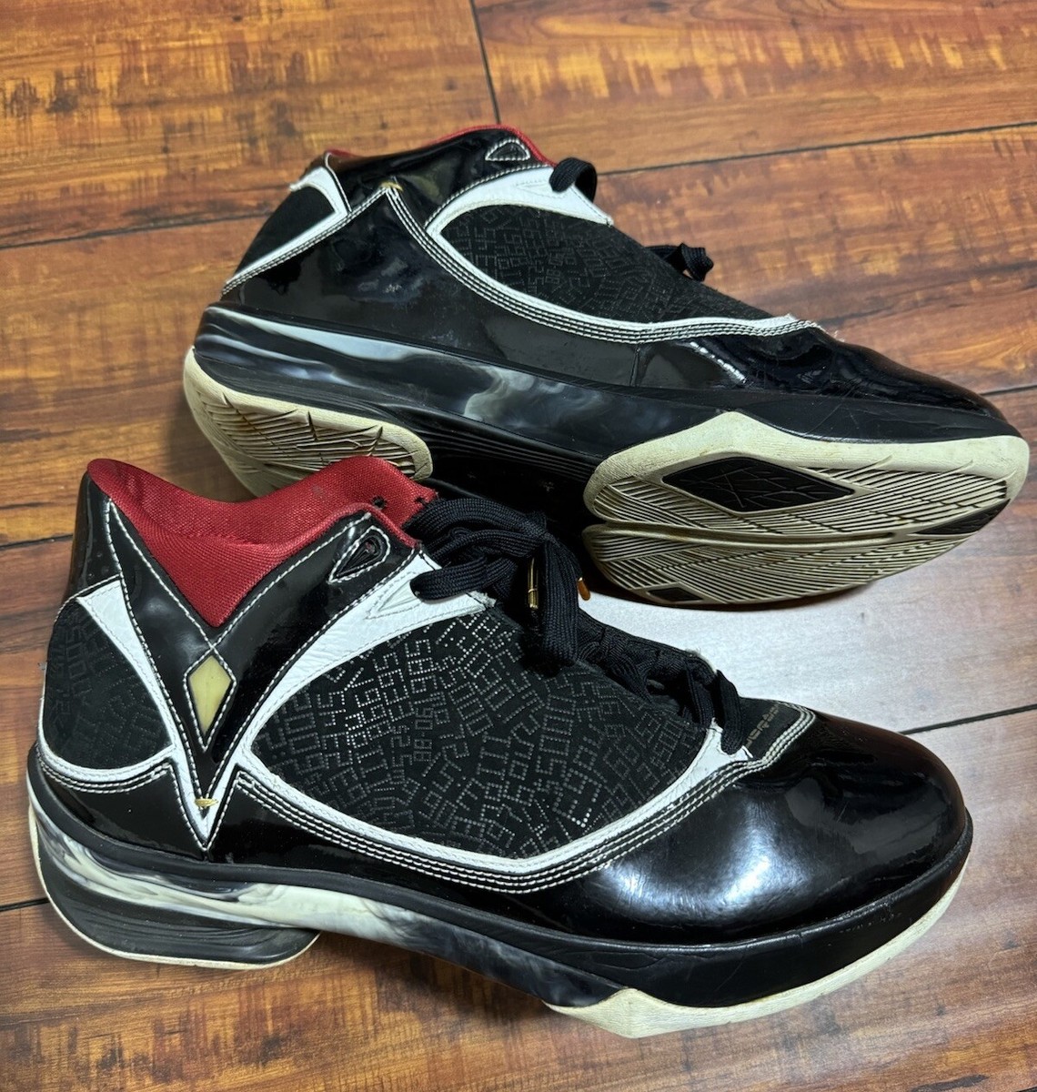 Nike Air Jordan 2009 Hall Of Fame Black White Red OG Shoes Mens