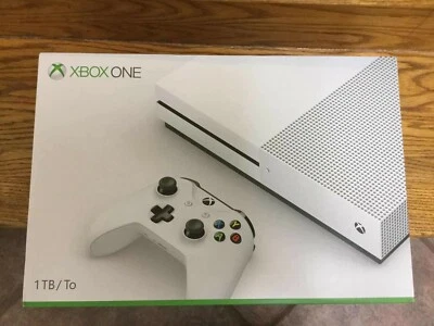 New Microsoft Xbox One S 1TB White Gaming Console w/ controller 