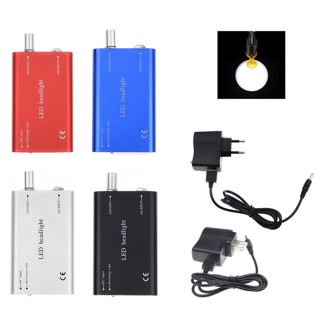 圖片 01 - Metal 3.7V Recharge Battery Compitible for 1W/3W/5W Dental LED Headlight CE 007