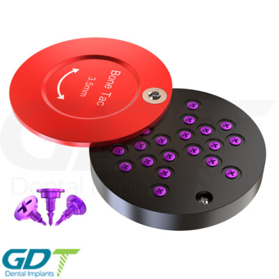 Bo ne Tac Screw 3.5mm Red Case Membrane Fixation GBR System Dental Im plant 