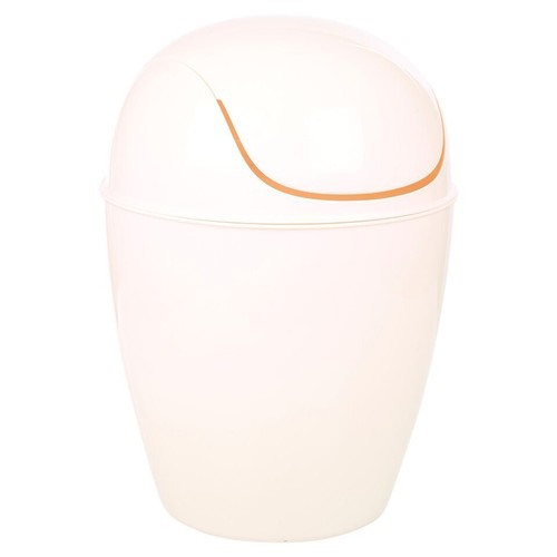 5L Plastic Swing Top Bin Trash Can for Bathroom, Office, and Under-Counter Use - Picture 9 of 23