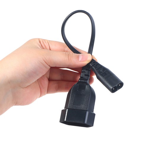 IEC320 C8 Male To Europe Schoko CEE7/16 Outlet Socket Power Extension Cable - Photo 6/12