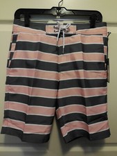 Goodfellow  Co Men's 9" Trunk Aquila Swim Shorts Size 29 Bold Stripe Beach wear