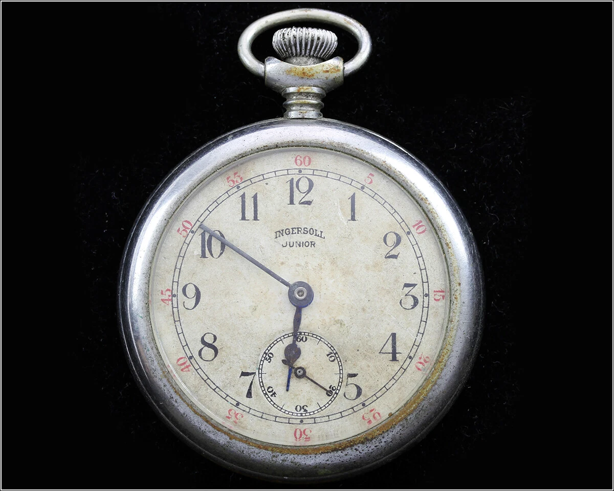 Ingersoll pocketwatch deals on ebay