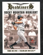 2002 Fleer Baseball Headliners Inserts #HL1-20 Complete, Finish Your Set, U Pick