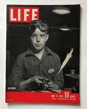 LIFE- May 17, 1943 - Boy Power-Boys take jobs on the Home front-Allies N. Africa