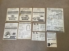 Vintage AFX MODEL MOTORING SLOT CAR Instructions Technical Manual Lot 70s 80s