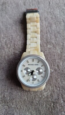 Michael Kors Ritz MK-5625 37mm Watch - Faux Horn - MOP 