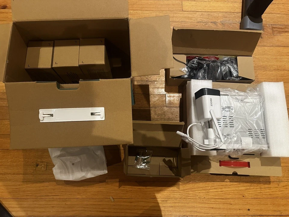 ZOSI 8CH 4 Cameras Security Camera System AI Detection Two-Way Audio - Image 2 of 4