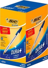 BIC Lot de 50 Stylos à Billes Ecoles Travail Bureaux Maitre Enfants Fournitures