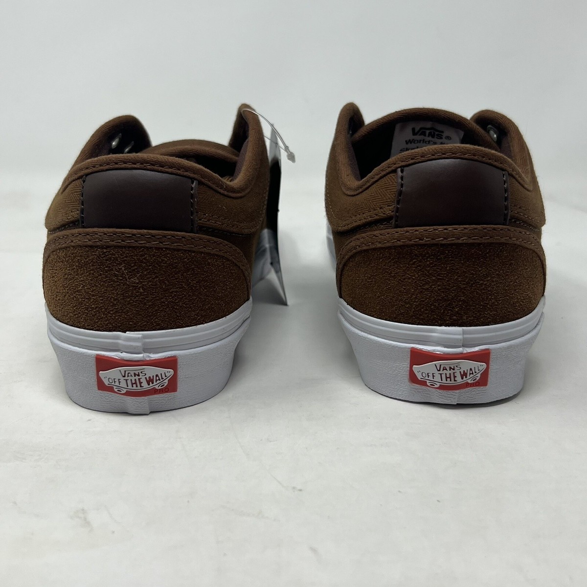 Vans Chukka Low Herringbone Twill Brown Men's 7 Skate Shoes
