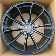 1PC CUSTOM MATT BLACK GT4 FORGED WHEELS RIM FIT 2016+ PORSCHE 718 CAYMAN 982
