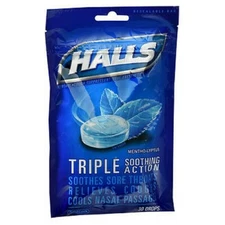 Cough And Throat Relief Drops Mentho-Lyptus 30 Each By Halls