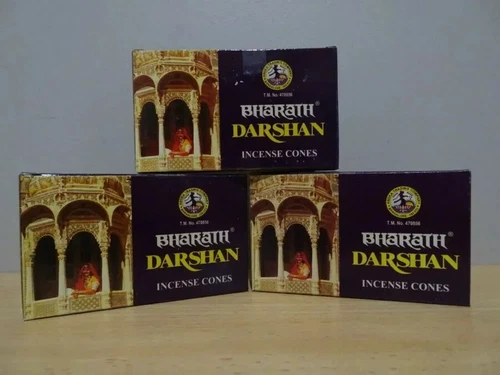 Bharath Darshan Incense Cone Dhoop Home Fragrance Natural 120 Cones - Picture 3 of 3