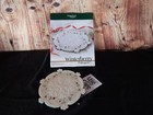 Pfaltzgraff Winterberry  Snowflake design Trivet Plate & Box Vintage Christmas