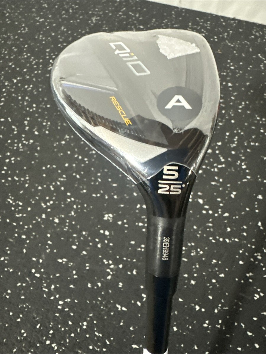 NEW! TaylorMade Qi 10 Rescue 5 Hybrid 25° Ventus TR HB 5A Senior
