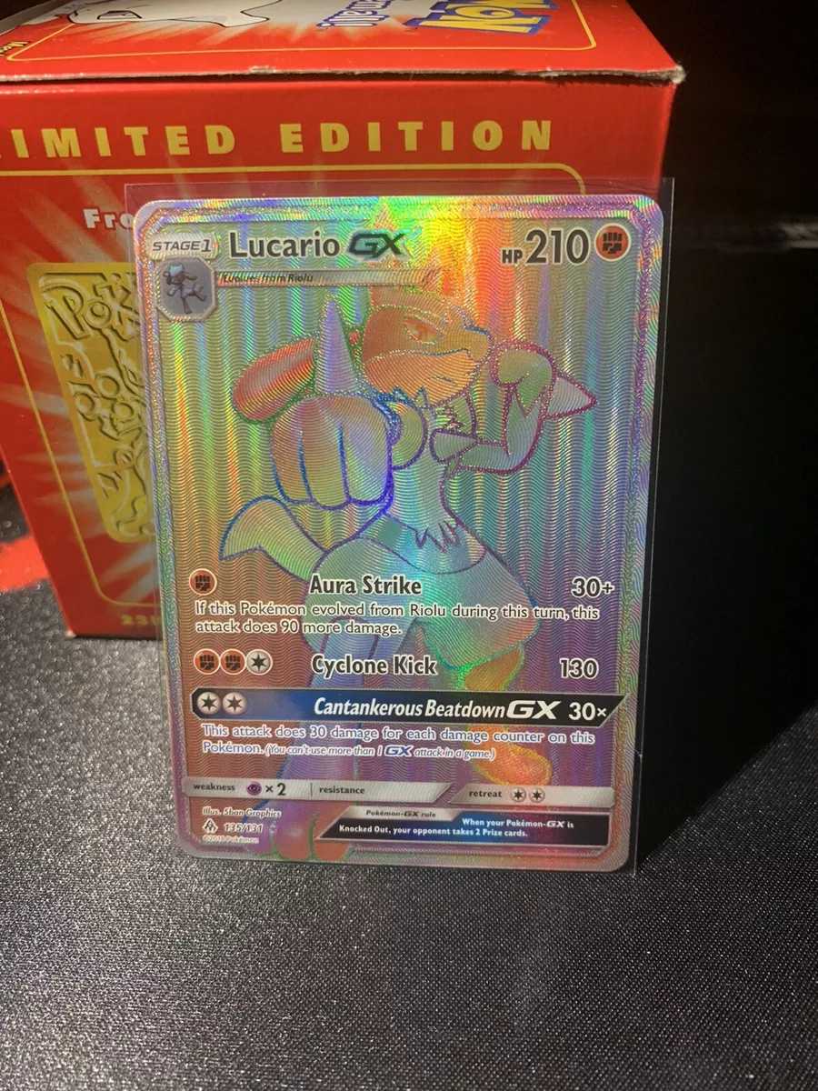 Ptcg Pokemon Trading Card Game Shiny Lucario GX