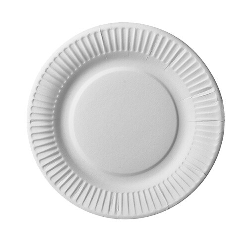 "625 Weisse Premium Pappteller \"Pure\" Rund Ø 19 Cm Party Einwegteller"-image