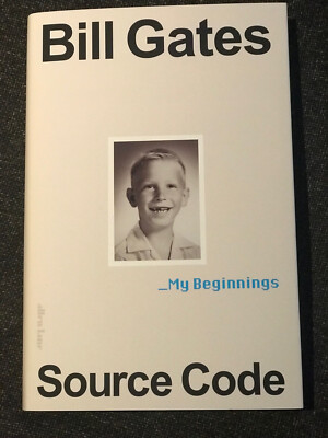 NEU SIGNIERT Bill Gates QUELLCODE Hardcover 1. Auflage Buch Autogramm Microsoft