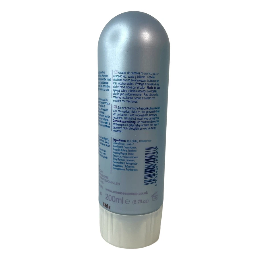 Plancha de pelo Osmo Essence Fluido Relajante 200 ml 6,7 oz Rizado Frizzy Unruly Foto 3 de 3