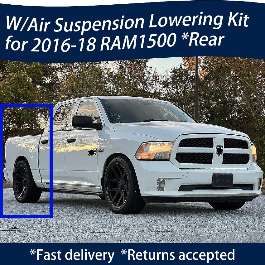 💥for 2016-18 Dodge Ram 1500 DS Air Suspension Lowering Links Kit
