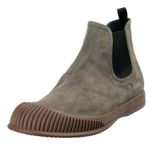 Prada Men's Gray Suede Leather Ankle  Boots Shoes Sz 9 9.5 10.5 - Afbeelding 1 van 8