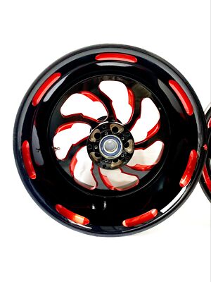 240 FAT TIRE BLACK & RED CONTRAST SAMURAI WHEELS 2012-2020