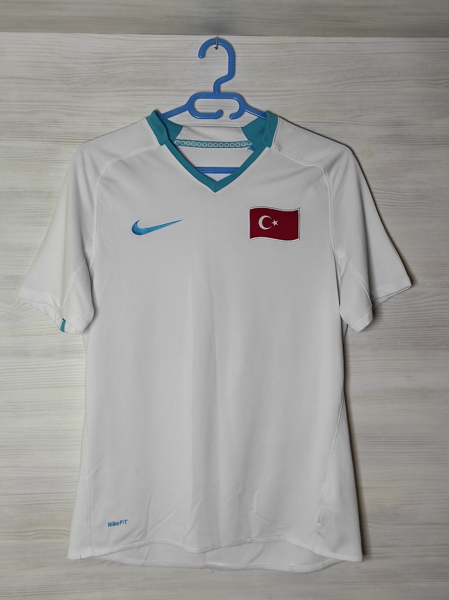 TURKEY 2008-09 AWAY SHIRT NIKE 259213-105 JERSEY SOCCER SIZE