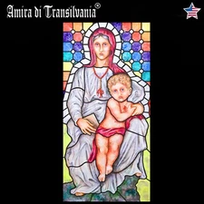 madonna with child jesus christ religion sacred art painting wall orthodox icon