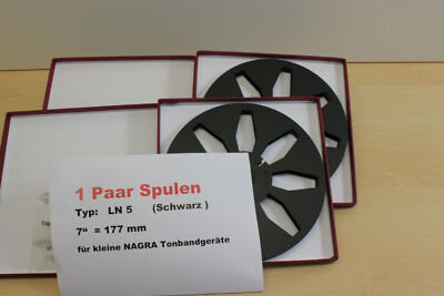 Tonbandspule 7''= 177,6mm  1 Paar - kl.Nagra Grundig Saba - Artikel-Nr.  LN5