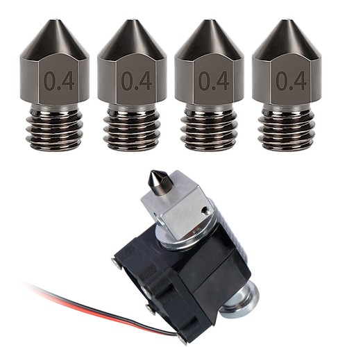 10pcs Hardened Steel 3D Printer Nozzles MK8 FDM for Creality CR10 Ender 3 Pro 5 - Bild 3 von 8