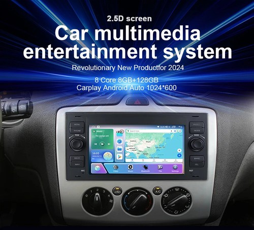 Radio de coche pantalla GPS para Ford Focus 2 Mondeo S/C-Max Kuga Fiesta Fusion CarPlay - Imagen 19 de 34