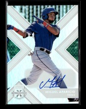 2018 Panini Elite Extra Edition #94 Miguel Aparicio Autographs