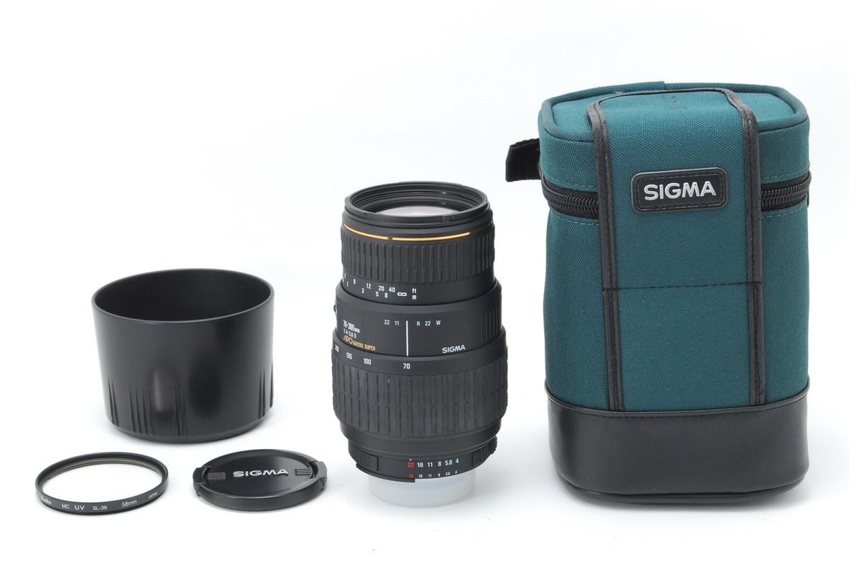 TOP MINT] Sigma AF 70-300mm f4-5.6 D Macro APO Lens For
