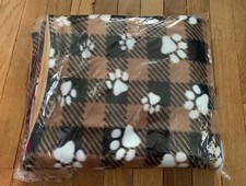 New Fleece Pet Blanket  Potty Pee Pad Waterproof Reversible Reusable Dog Puppy