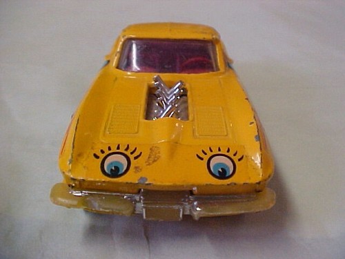 Vintage Corgi Toys # 13 1963 Chevrolet Corvette Sting Ray Custom "Lazy Bones" - Picture 2 of 3