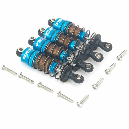 Juego de amortiguadores amortiguadores amortiguadores de aceite de aluminio para automóvil de radiocontrol para piezas de actualización Tamiya TT-01 / TT-02 - Imagen 4 de 7